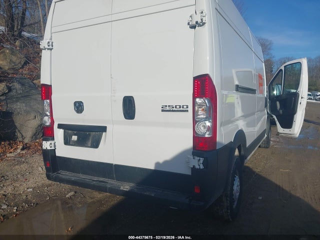 2025 Ram Promaster 2500 Tradesman High Roof 159 Wb W/pass Seat მანქანა იყიდება აუქციონზე, vin: 3C6LRVDG9SE515412, აუქციონის ნომერი: 44375675