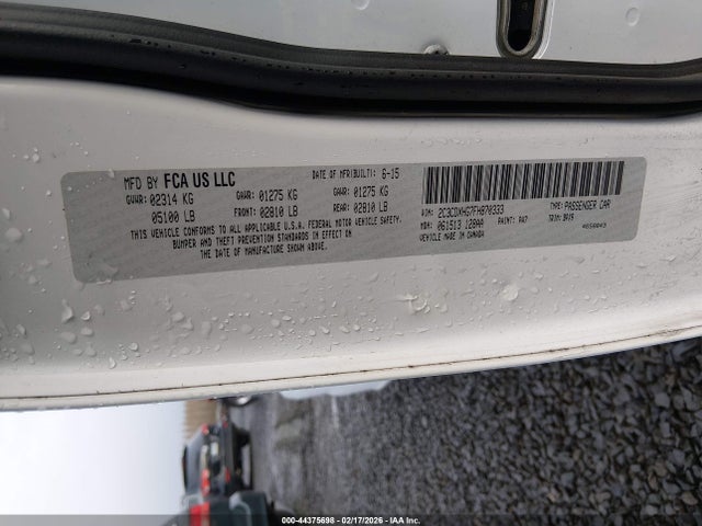 2C3CDXHG7FH870333 Dodge Charger Sxt