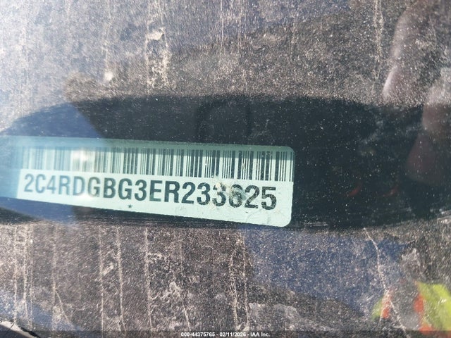 2C4RDGBG3ER233625 Dodge Grand Caravan Se