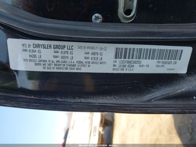 44375913 :رقم المزاد ، 1C3CDFBB8ED682553 vin ، 2014 Dodge Dart Sxt مزاد بيع