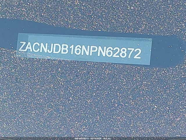 ZACNJDB16NPN62872 Jeep Renegade Latitude 4x4