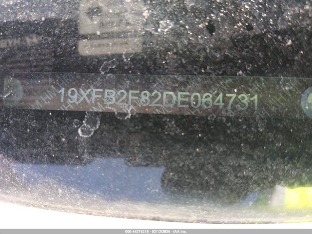 2013 Honda Civic Ex მანქანა იყიდება აუქციონზე, vin: 19XFB2F82DE064731, აუქციონის ნომერი: 44376285