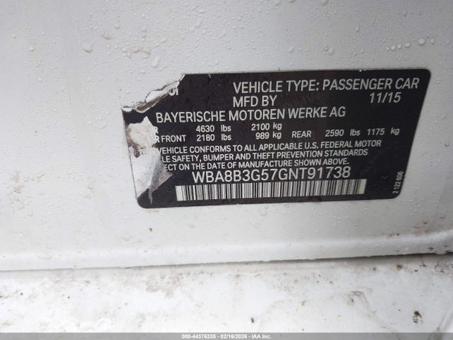 2016 BMW 340I WBA8B3G57GNT91738 Photo 8