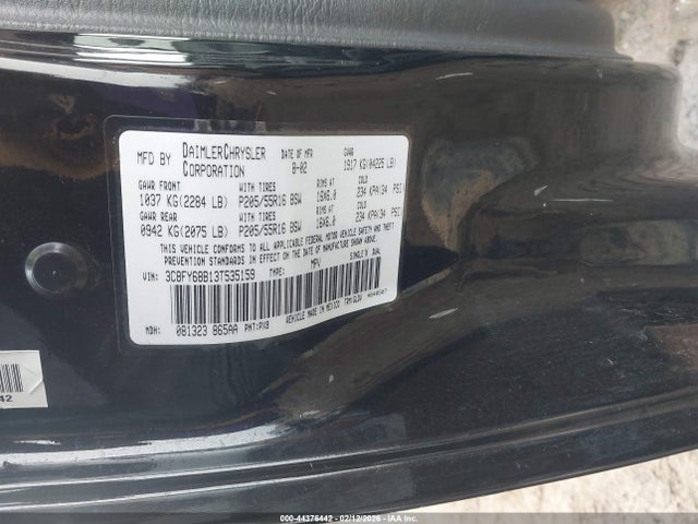 2003 CHRYSLER PT CRUISER 3C8FY68B13T535159 Photo 8