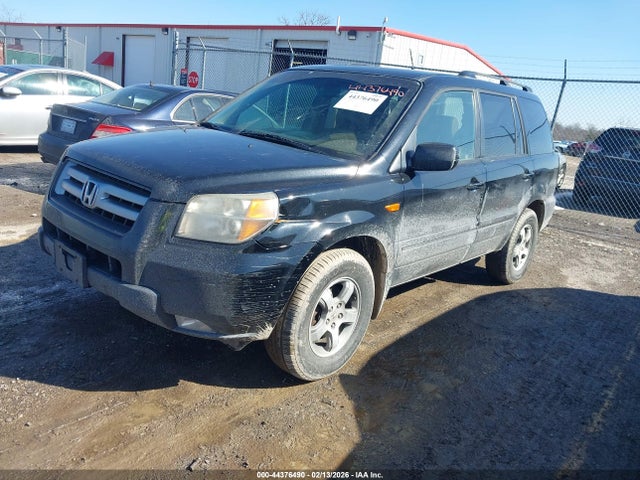 44376490 :رقم المزاد ، 2HKYF18627H523078 vin ، 2007 Honda Pilot Ex-l مزاد بيع