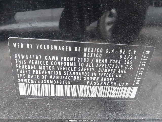 2024 VOLKSWAGEN JETTA 3VWEM7BU3RM049168 Photo 8