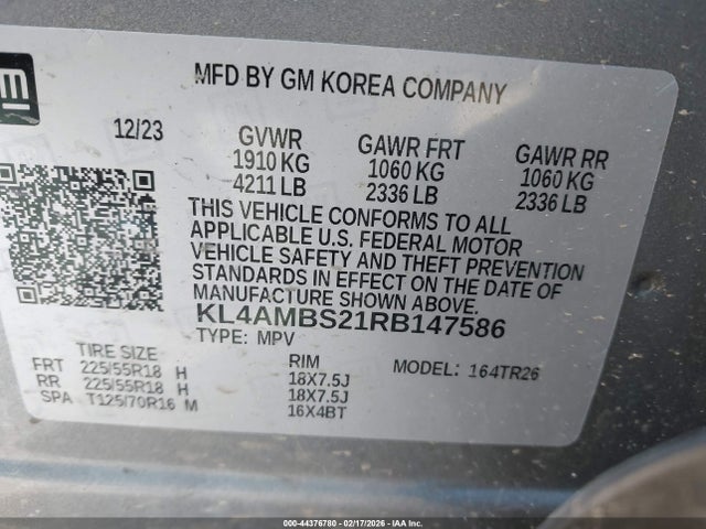 Buick Encore Gx Preferred Fwd 2024 KL4AMBS21RB147586 Image 9