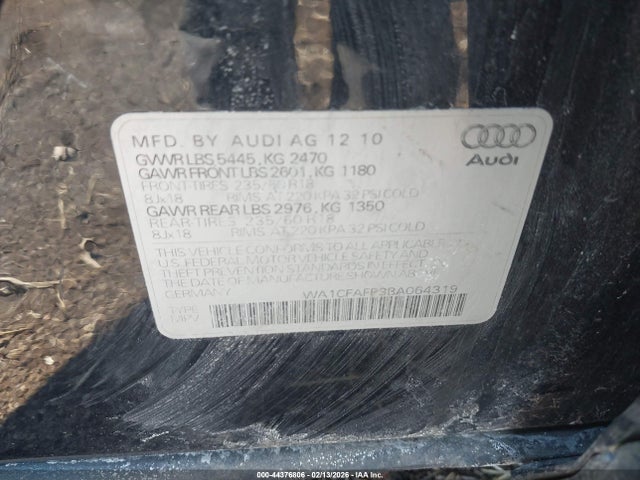 2011 AUDI Q5 WA1CFAFP3BA064319 Photo 8