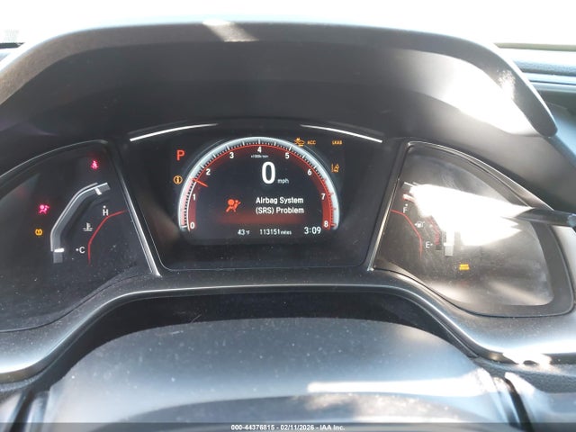 2017 Honda Civic Sport Touring მანქანა იყიდება აუქციონზე, vin: SHHFK7H95HU219015, აუქციონის ნომერი: 44376815
