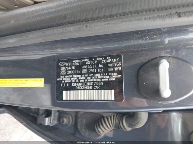 KMHGN4JE2HU175559 Genesis G80 3.8