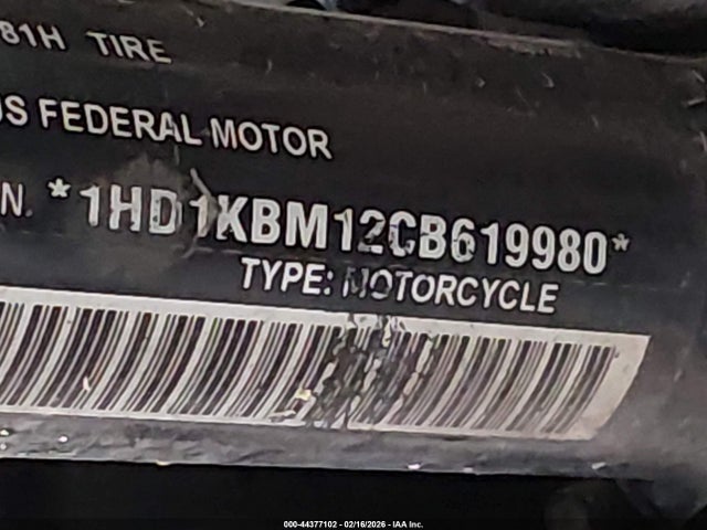 2012 HARLEY-DAVIDSON FLHX 1HD1KBM12CB619980 Photo 9