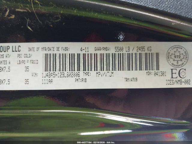2011 JEEP WRANGLER UNLIMITED 1J4BA5H12BL602006 Photo 8