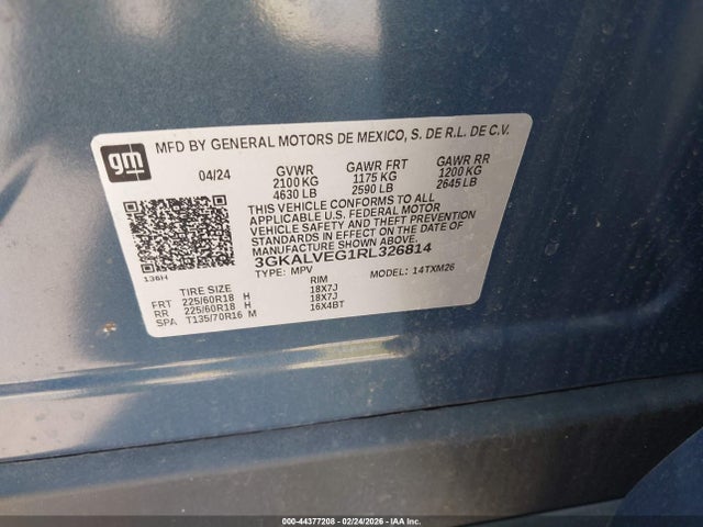 2024 GMC TERRAIN 3GKALVEG1RL326814 Photo 8