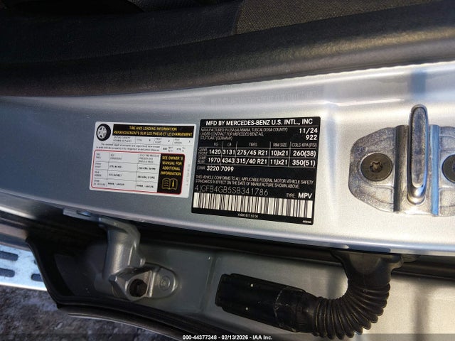 44377348 :رقم المزاد ، 4JGFB4GB5SB341786 vin ، 2025 Mercedes-benz Gle 450e 4matic مزاد بيع