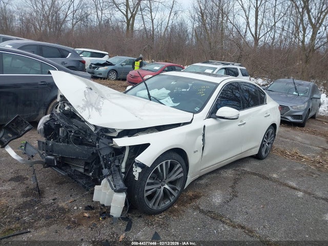 2019 Infiniti Q50 3.0t Luxe მანქანა იყიდება აუქციონზე, vin: JN1EV7AP9KM541641, აუქციონის ნომერი: 44377446