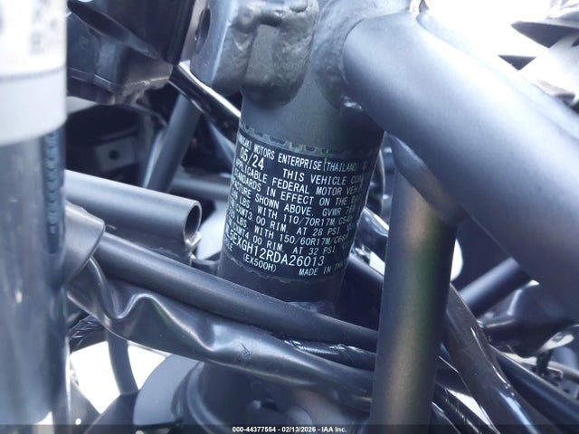 ML5EXGH12RDA26013 Kawasaki Ex500 H
