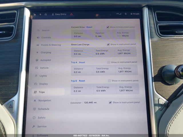 Продаж на аукціоні авто 2015 Tesla Model S 85d/p85d, vin: 5YJSA1H48FF081617, номер лоту: 44377622