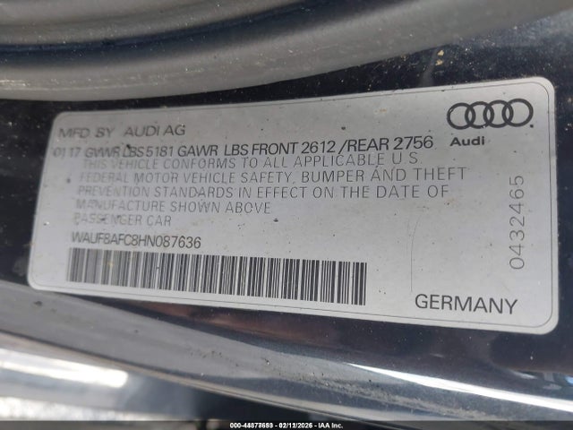 2017 AUDI A6 WAUF8AFC8HN087636 Photo 8