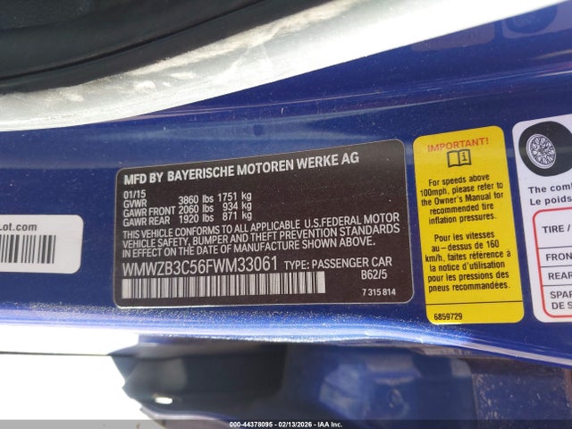 2015 MINI COUNTRYMAN WMWZB3C56FWM33061 Photo 8