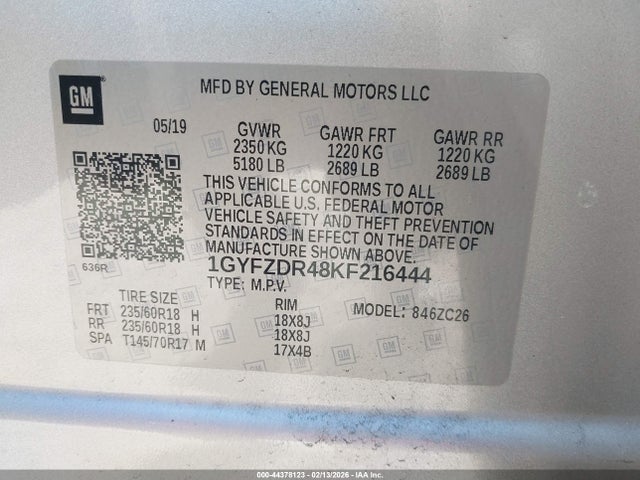 2019 CADILLAC XT4 1GYFZDR48KF216444 Photo 8