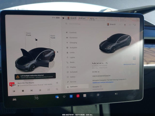Tesla Model 3 Long Range Dual Motor All-wheel Drive 2022 5YJ3E1EB3NF264076 Image 18