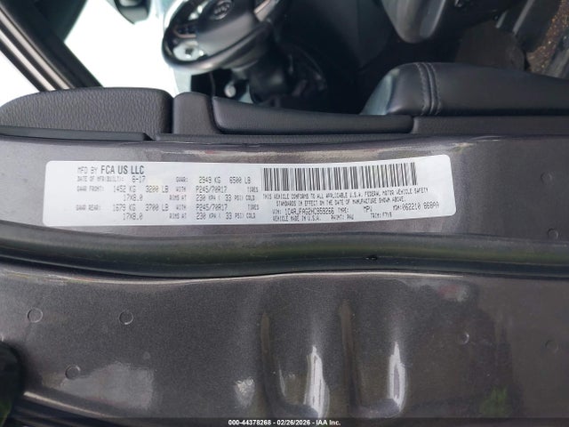 Продаж на аукціоні авто 2017 Jeep Grand Cherokee Laredo 4x4, vin: 1C4RJFAG2HC959266, номер лоту: 44378268
