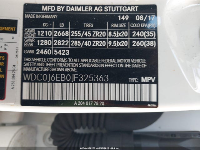 2018 MERCEDES-BENZ AMG GLC 43 COUPE WDC0J6EB0JF325363 Photo 8