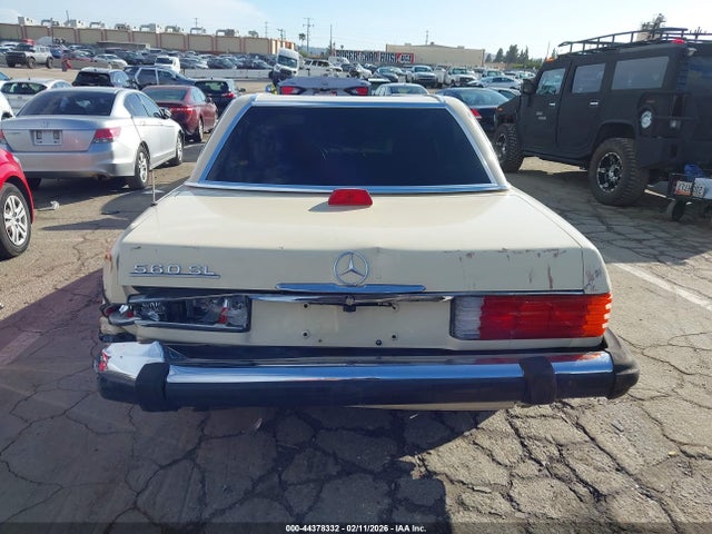 Aukcja sprzedaży 1987 Mercedes-benz 560 Sl, vin: WDBBA48D8HA057846, numer aukcji: 44378332