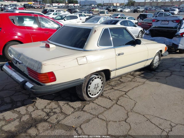 Auction sale of the 1987 Mercedes-benz 560 Sl, vin: WDBBA48D8HA057846, lot number: 44378332