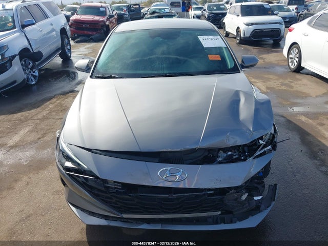 KMHLM4AJ8MU008602 Hyundai Elantra Hybrid Blue