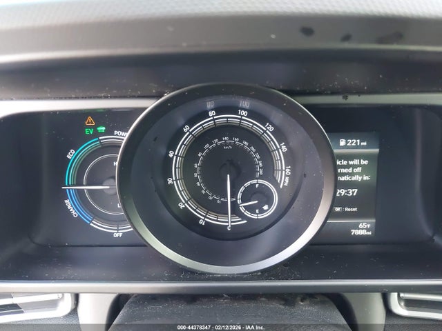 KMHLM4AJ8MU008602 Hyundai Elantra Hybrid Blue