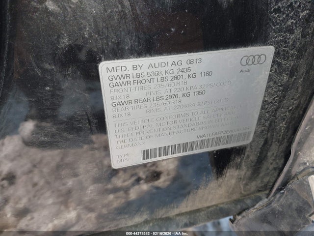 2014 AUDI Q5 WA1LFAFP2EA030344 Photo 8