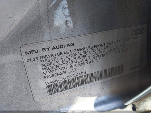 2023 AUDI A3 WAUHUDGY2PA071454 Photo 8