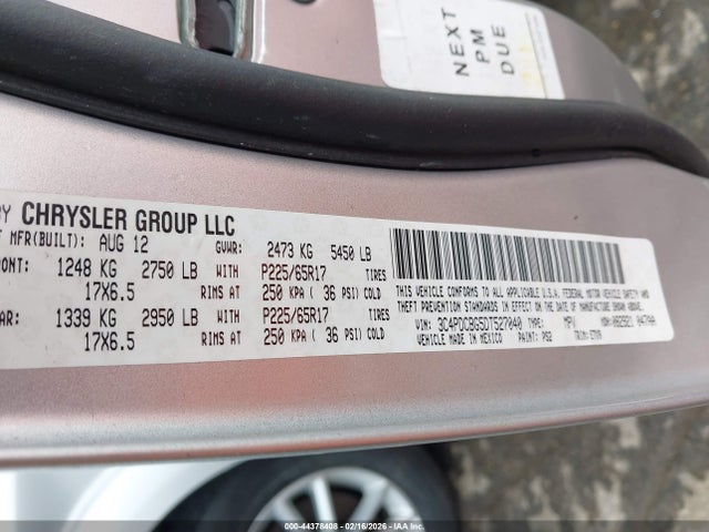 2013 DODGE JOURNEY 3C4PDCBG5DT527040 Photo 8