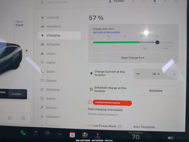 44378409 :رقم المزاد ، 7SAYGDEF0NF337184 vin ، 2022 Tesla Model Y Performance Dual Motor All-wheel Drive مزاد بيع