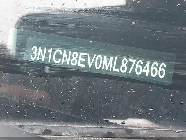 3N1CN8EV0ML876466 Nissan Versa Sv Xtronic Cvt