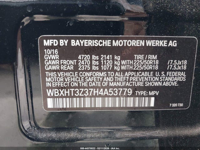 WBXHT3Z37H4A53779 BMW X1 Xdrive28i