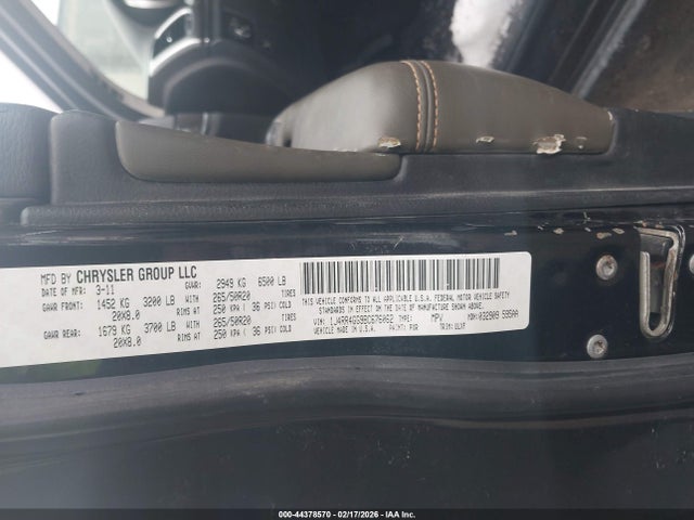Aukcja sprzedaży 2011 Jeep Grand Cherokee Laredo, vin: 1J4RR4GG9BC676062, numer aukcji: 44378570