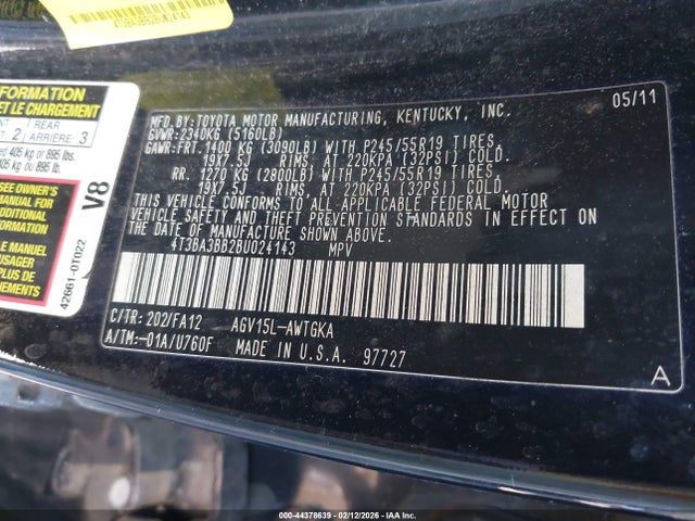 2011 TOYOTA VENZA 4T3BA3BB2BU024143 Photo 8