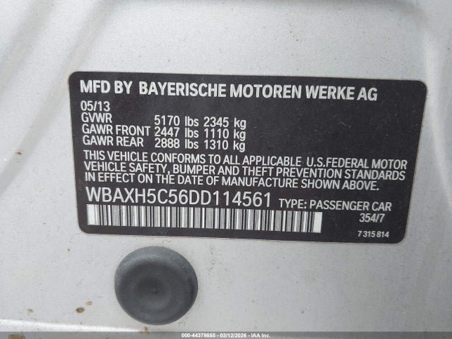 2013 BMW 528I WBAXH5C56DD114561 Photo 8