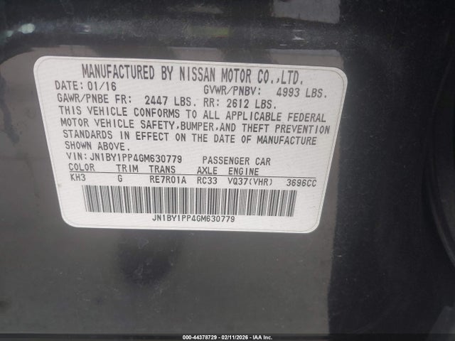 2016 INFINITI Q70L JN1BY1PP4GM630779 Photo 8