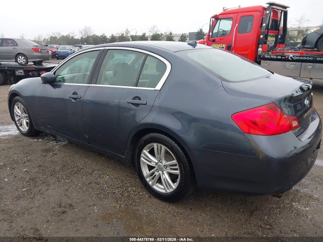 2011 Infiniti G25 Journey მანქანა იყიდება აუქციონზე, vin: JN1DV6AP0BM602316, აუქციონის ნომერი: 44378768