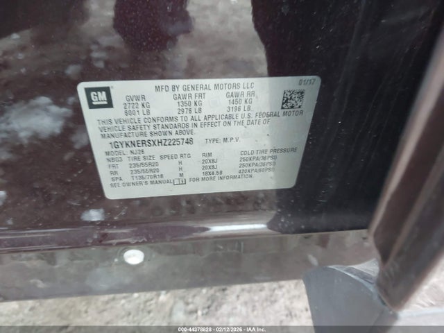 2017 CADILLAC XT5 1GYKNERSXHZ225748 Photo 8