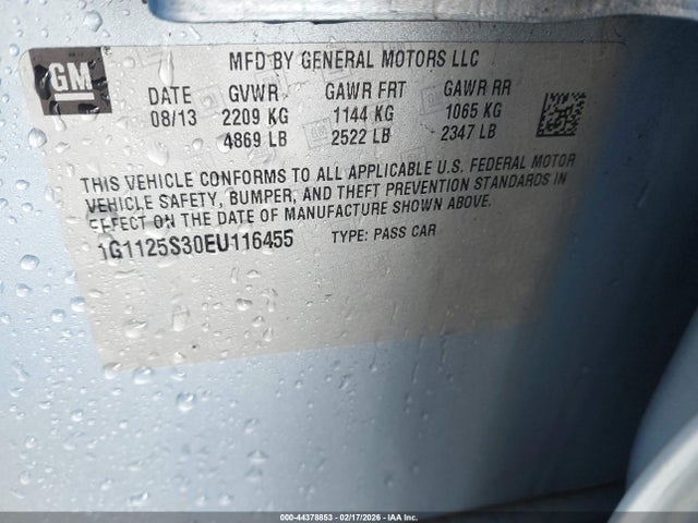 1G1125S30EU116455 Chevrolet Impala 2lt