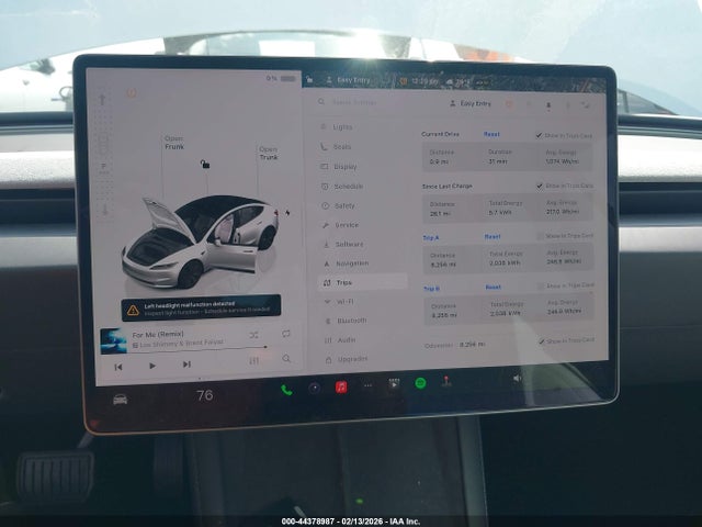 5YJ3E1EAXSF046879 Tesla Model 3 Long Range Rear-wheel Drive/standard Rear-wheel Drive