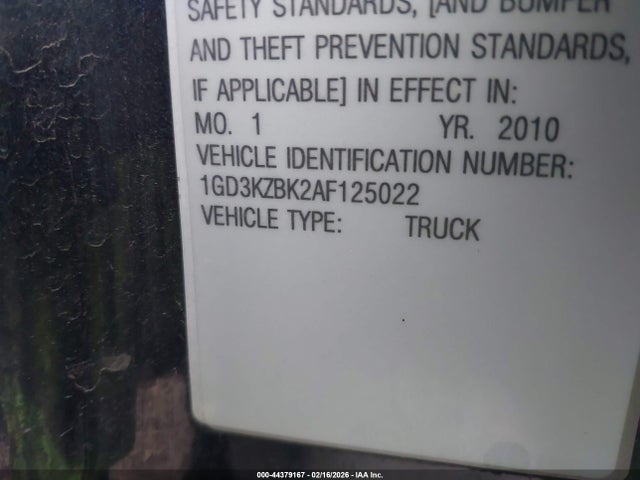 2010 GMC SIERRA 2500HD 1GD3KZBK2AF125022 Photo 8
