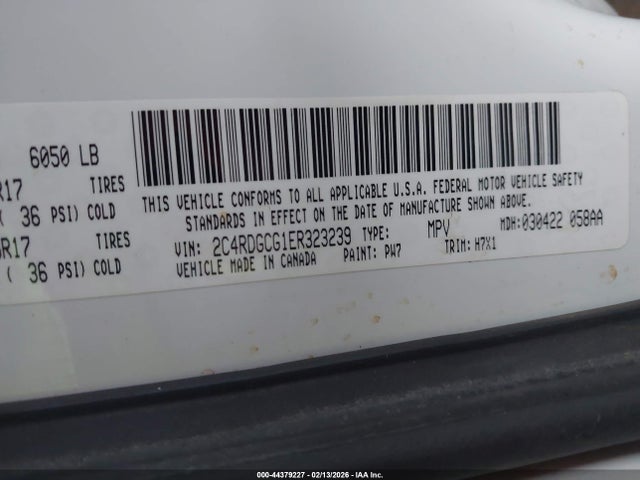 Dodge Grand Caravan Sxt 2014 2C4RDGCG1ER323239 Image 9