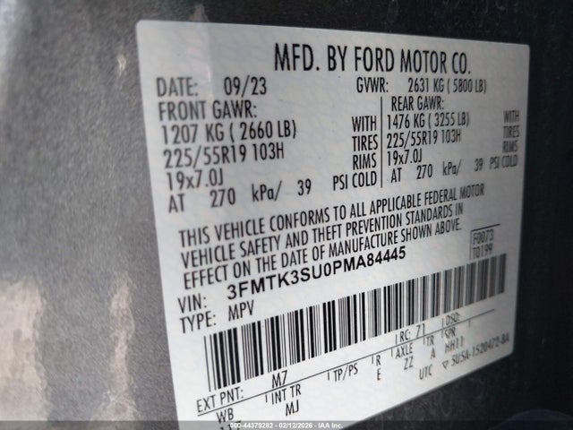 Ford Mustang Mach-e Premium 2023 3FMTK3SU0PMA84445 Image 9