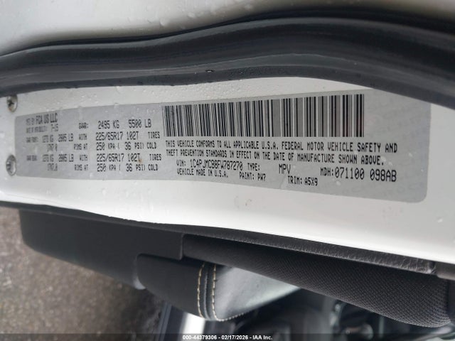 Продаж на аукціоні авто 2015 Jeep Cherokee Latitude, vin: 1C4PJMCB8FW787270, номер лоту: 44379306