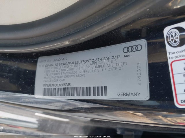 2014 AUDI A6 WAUFFAFCXEN085288 Photo 8